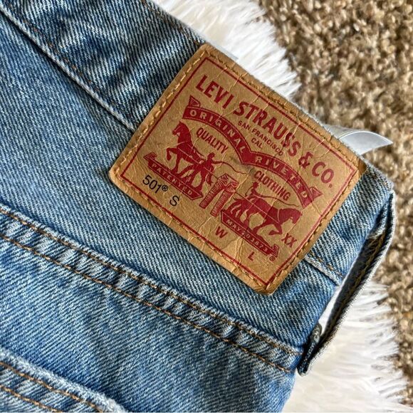 Levi’s 501 Jeans Button Fly Womens Size 25 - Picture 7 of 10